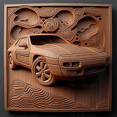 3D модель Porsche 944 (STL)